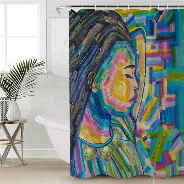 Colorful Roses - Print Shower Curtain UK