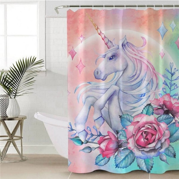 Unicorn - Print Shower Curtain UK