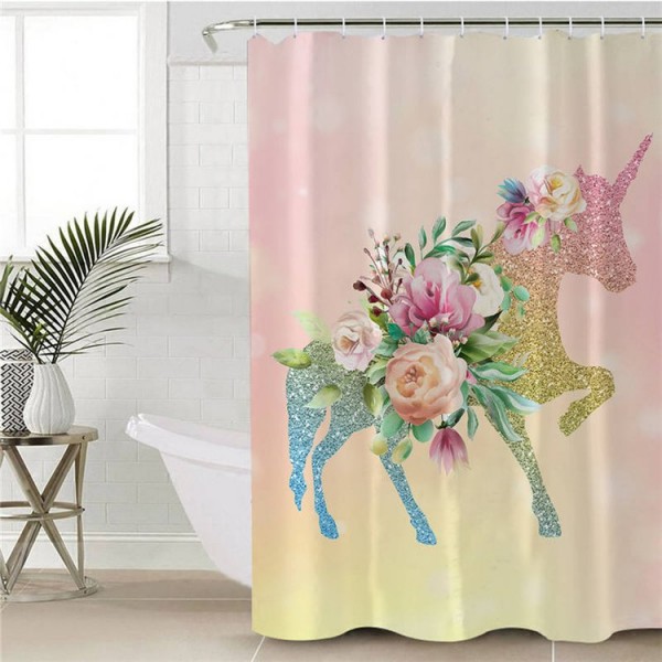 Unicorn - Print Shower Curtain UK