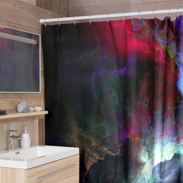 Dark Nebula -  Print Shower Curtain UK