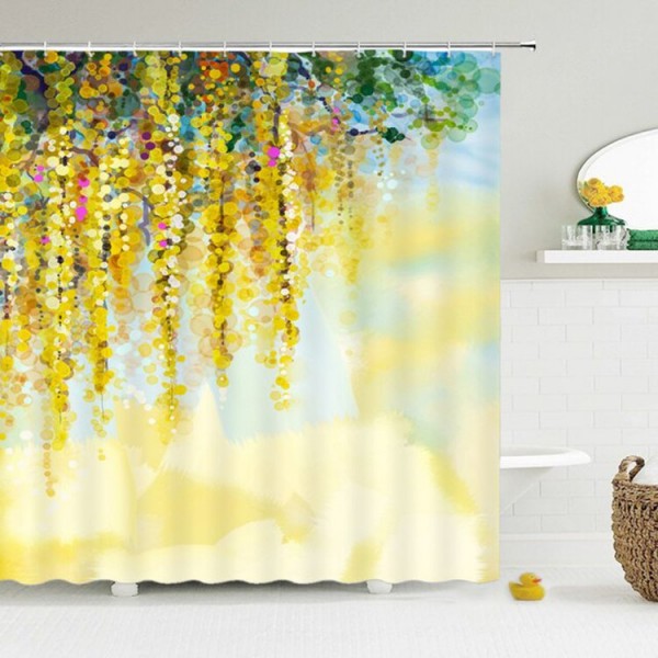 Tree Strip - Print Shower Curtain UK