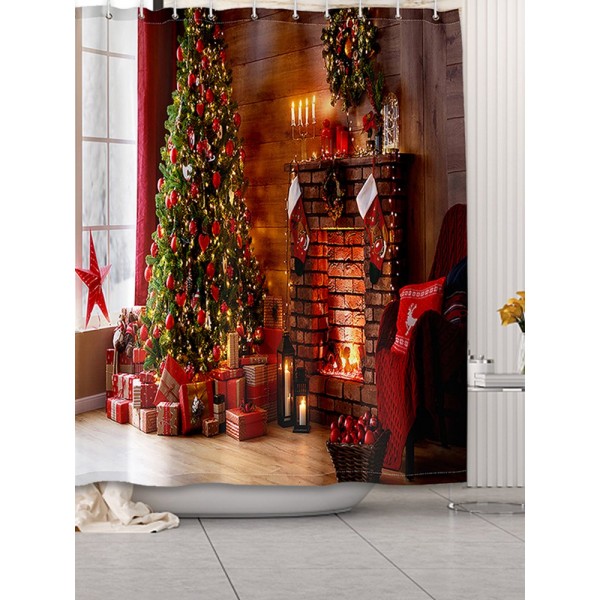 Christmas Tree - Print Shower Curtain UK