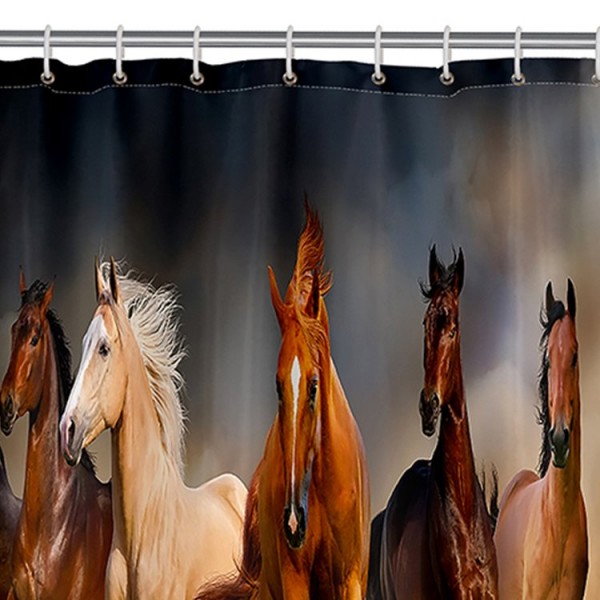 Running Horse - Print Shower Curtain UK