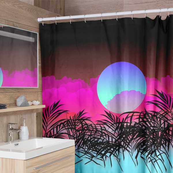 Serenity Sunset -  Print Shower Curtain UK
