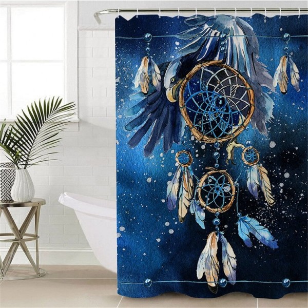 Boho Dreamcatcher - Print Shower Curtain UK