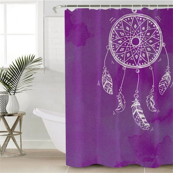 Boho Dreamcatcher - Print Shower Curtain UK