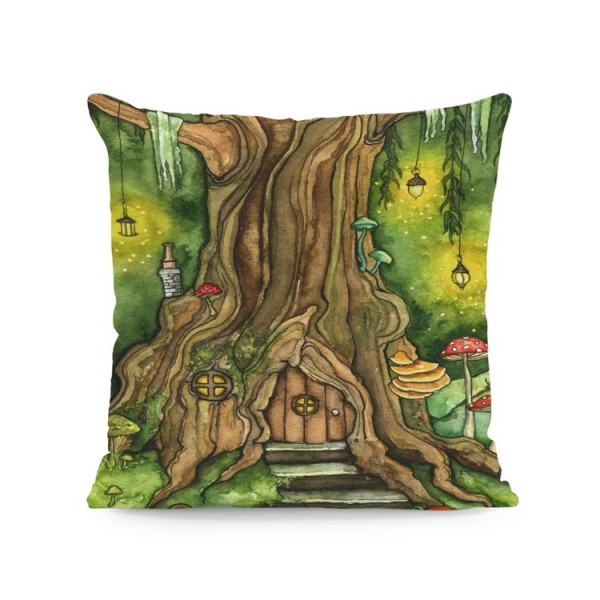 Tree of life - Linen Pillowcase UK