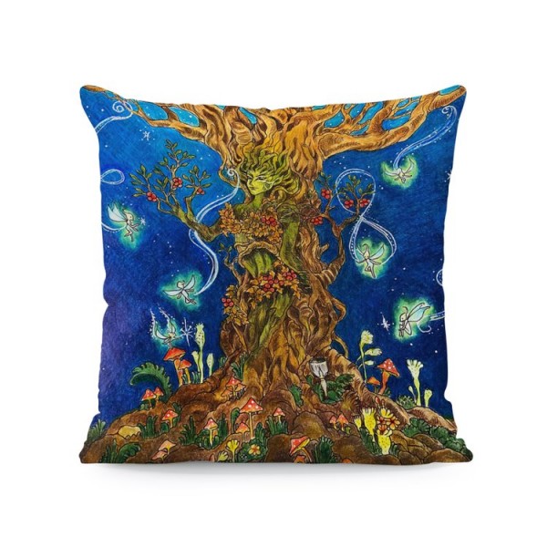 Tree of life - Linen Pillowcase UK