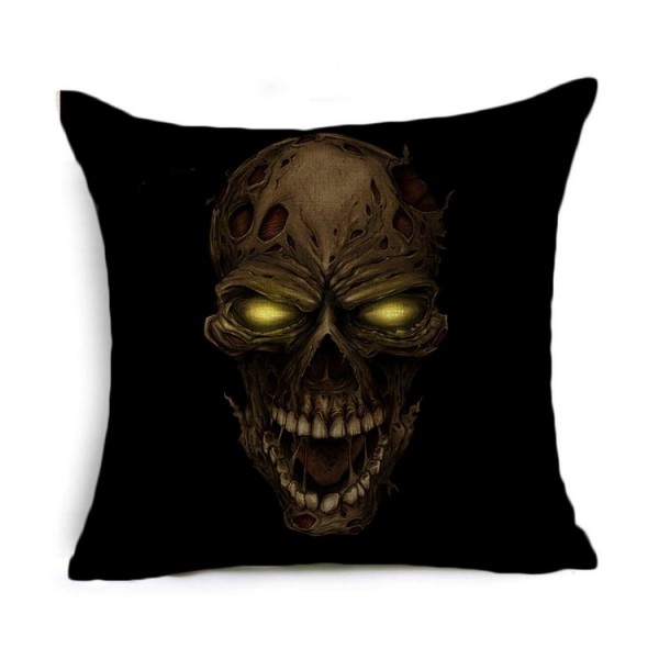 Skull - Linen Pillowcase UK