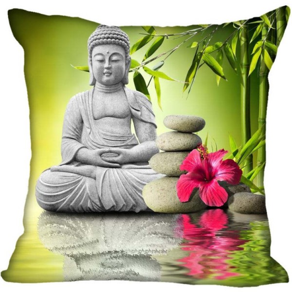 Buddha - Linen Pillowcase UK
