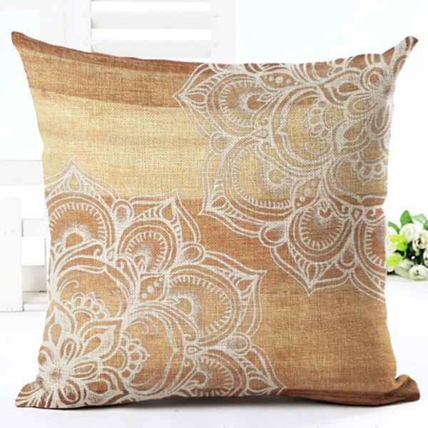 Mandala - Linen Pillowcase UK