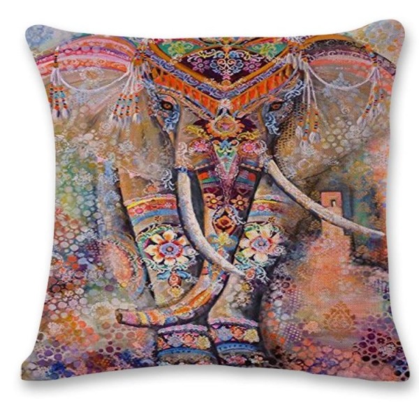 Elephant - Linen Pillowcase UK