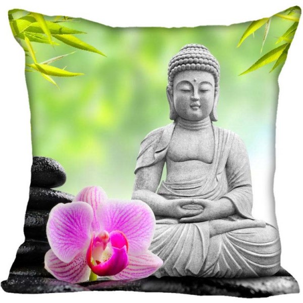 Buddha - Linen Pillowcase UK