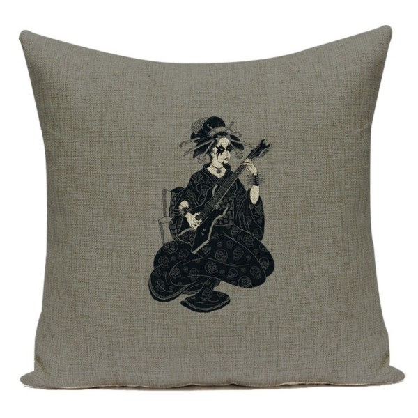 Skull - Linen Pillowcase UK