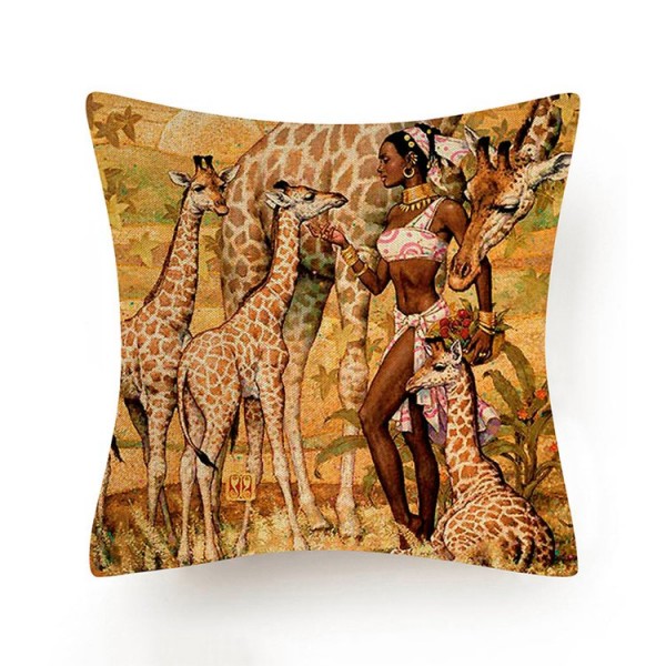 African-Linen Pillowcase UK