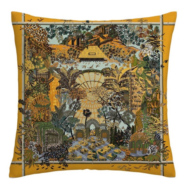 Yellow - Linen Pillowcase UK