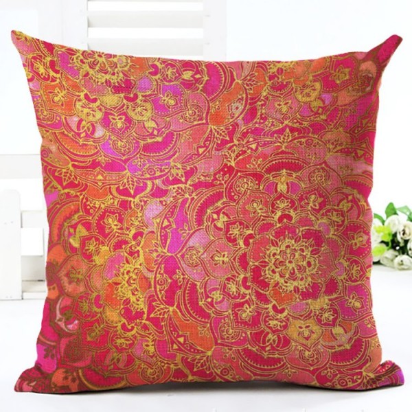 Mandala - Linen Pillowcase UK