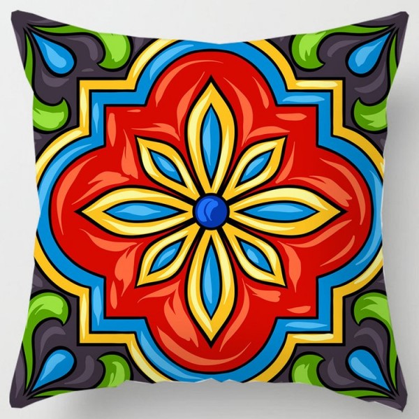Mandala - Linen Pillowcase UK