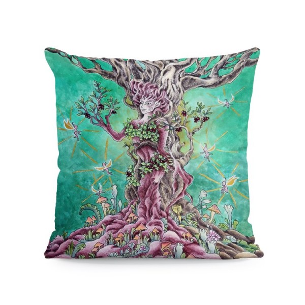 Tree of life - Linen Pillowcase UK
