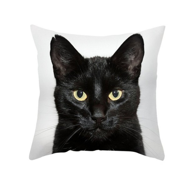 Cat - Linen Pillowcase UK