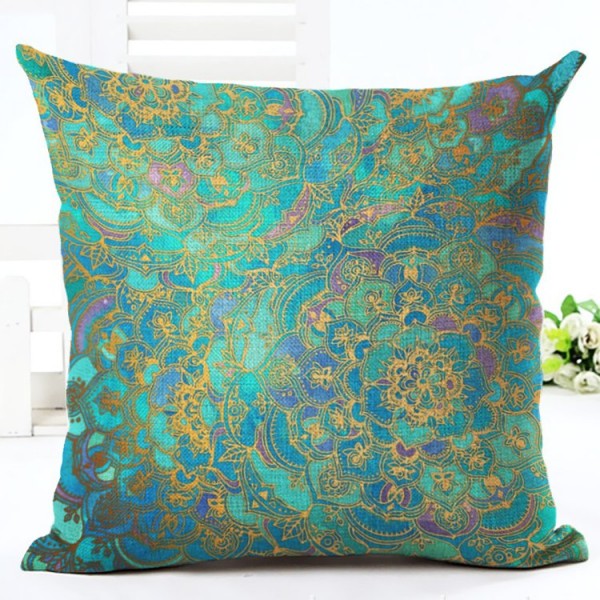 Mandala - Linen Pillowcase UK