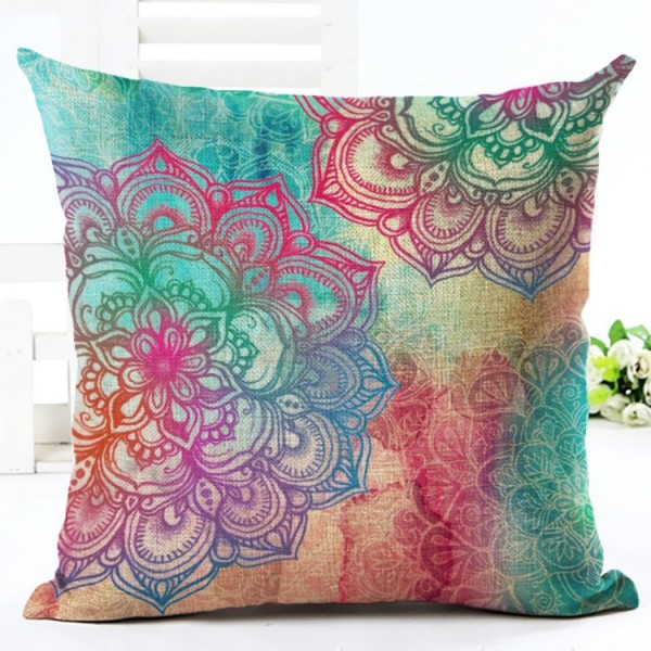 Mandala - Linen Pillowcase UK