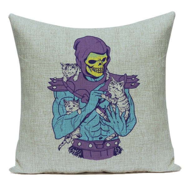 Skull - Linen Pillowcase UK