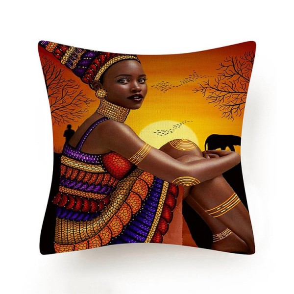 African-Linen Pillowcase UK