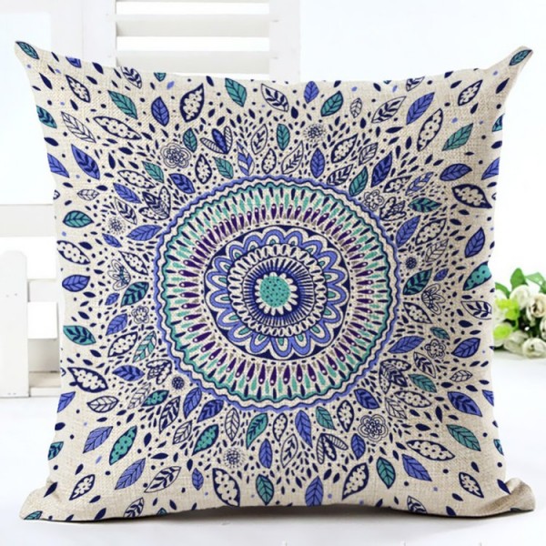 Mandala - Linen Pillowcase UK