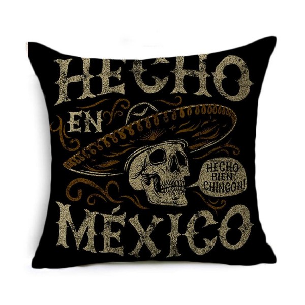 Skull - Linen Pillowcase UK