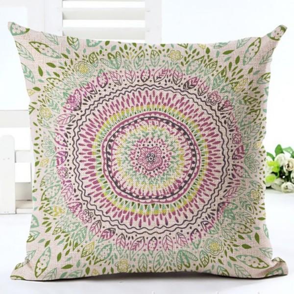 Mandala - Linen Pillowcase UK