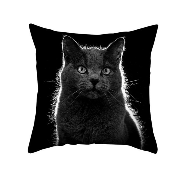 Cat - Linen Pillowcase UK