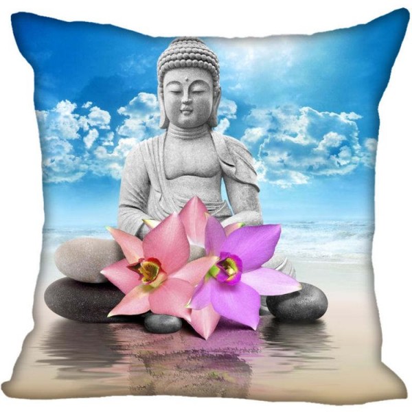 Buddha - Linen Pillowcase UK