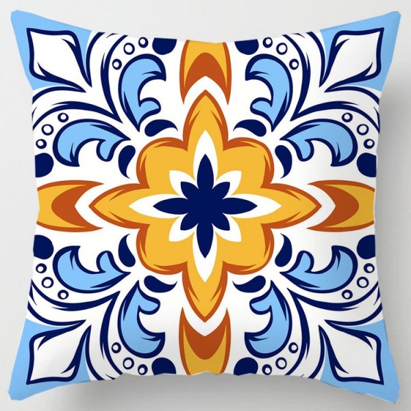 Mandala - Linen Pillowcase UK
