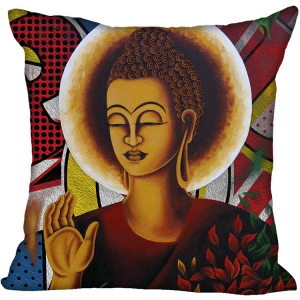 Buddha - Linen Pillowcase UK