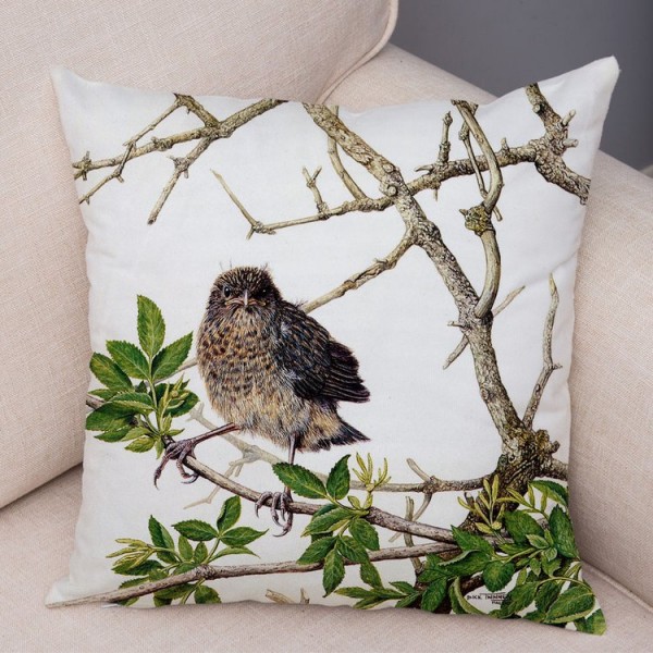 Bird - Linen Pillowcase UK
