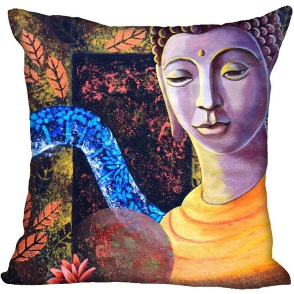 Buddha - Linen Pillowcase UK