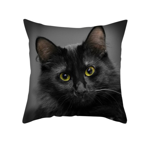Cat - Linen Pillowcase UK