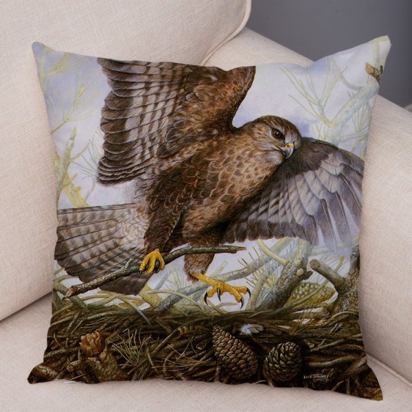 Eagle - Linen Pillowcase UK