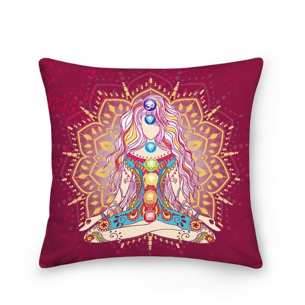 Meditation - Linen Pillowcase UK