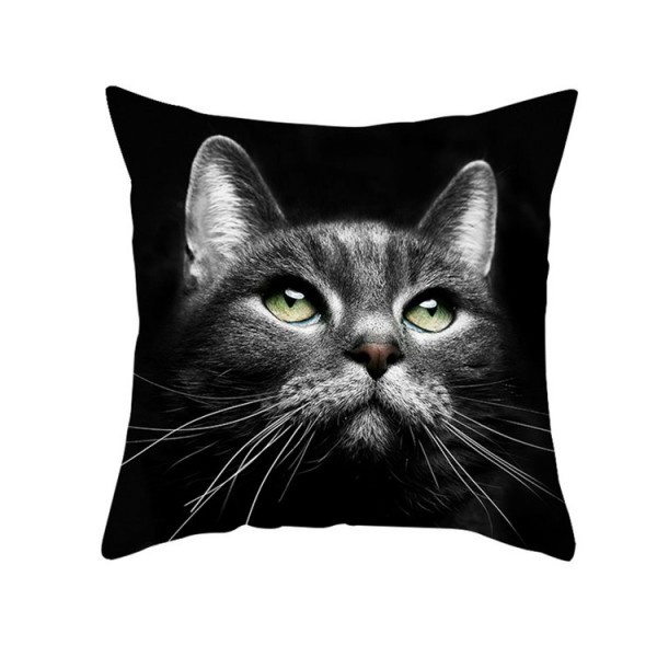 Cat - Linen Pillowcase UK