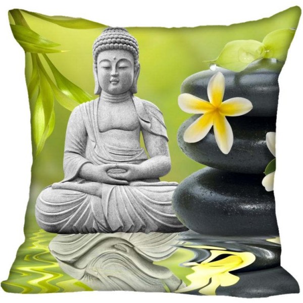 Buddha - Linen Pillowcase UK
