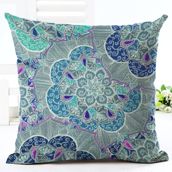 Mandala - Linen Pillowcase UK