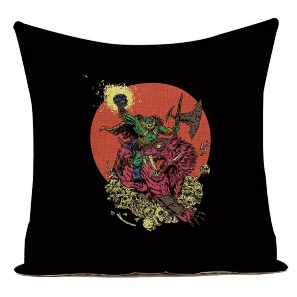 Skull - Linen Pillowcase UK