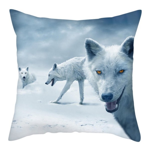 Wolf - Linen Pillowcase UK