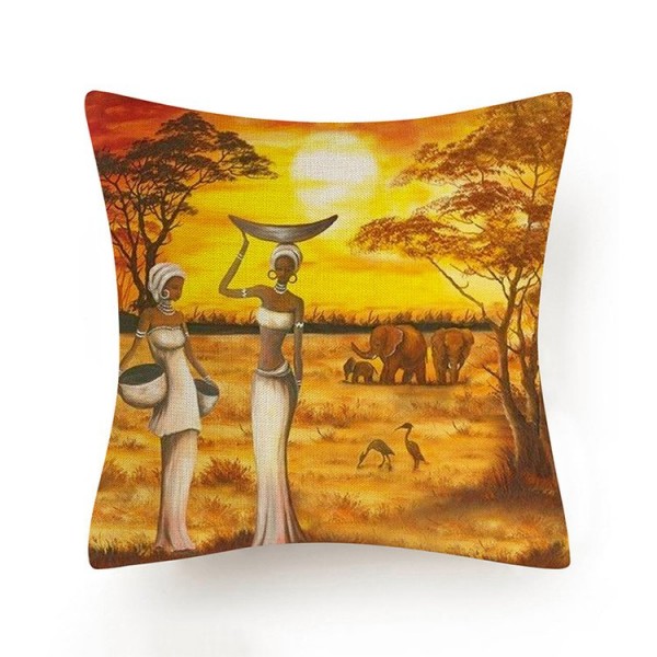 African-Linen Pillowcase UK