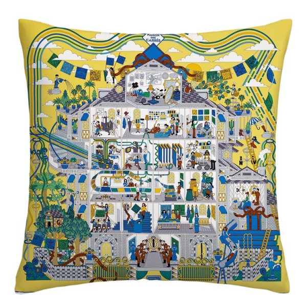 Yellow - Linen Pillowcase UK