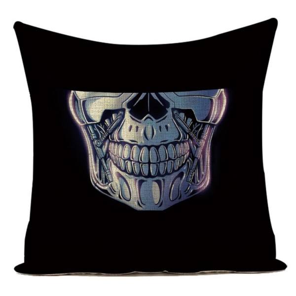 Skull - Linen Pillowcase UK