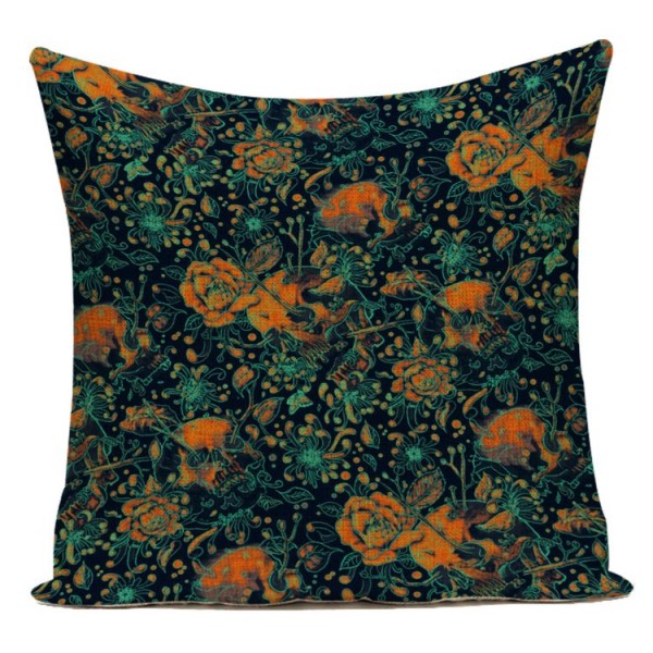 Skull - Linen Pillowcase UK