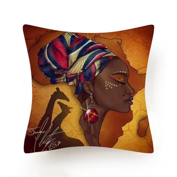 African-Linen Pillowcase UK